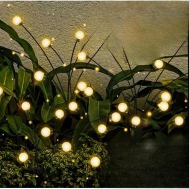 Imagem de Pisca Pisca Natal, Cordão de Luz Led Solar 5m à Prova D’áGua – Pisca Pisca Decorativo para Jardim, Natal e Festas(Kit 2 Branco de Pirilampo)