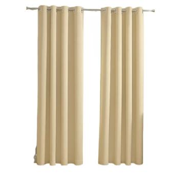 Imagem de Cortina Oxford Para Sala 3,00x2,50m Ideal Para Sala ou Quarto (PALHA)