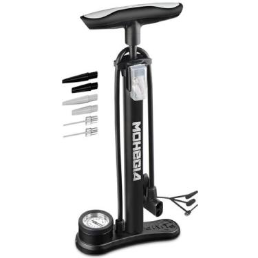 Imagem de Bomba de piso para bicicleta MOHEGIA com medidor 160 PSI Schrader Pres
