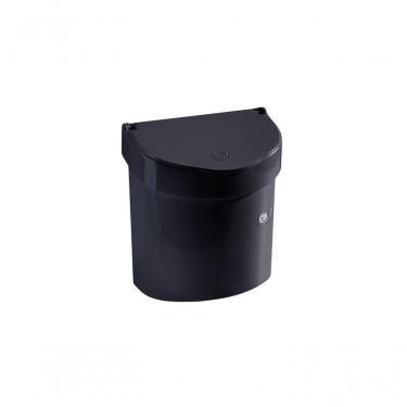 Imagem de Lixeira Para Pia Glass 20,3 X 14,6 X 21,3 Cm 2,7 L Preto Coza