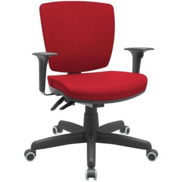Imagem de Cadeira De Escritório Executiva Office Giratória Preto Baixa Flexi P03