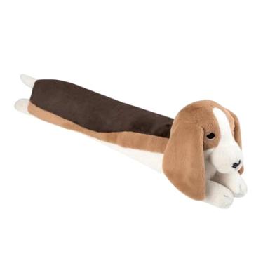 Imagem de simhoa Brinquedo de pelúcia Beagle para decoração de casa, pelúcia fofa e multifuncional para cachorro Beagle, brinquedo de abraço para sofá, cama e quarto