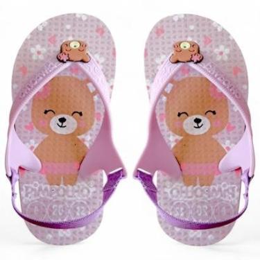 Imagem de Chinelo De Bebe Infantil Elastico Menina Pimpolho-Feminino