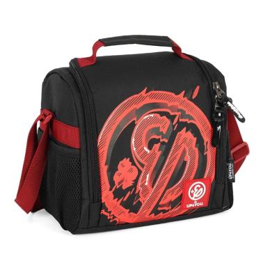 Imagem de Lancheira Térmica Escolar Enaldinho Vermelha Youtuber Luxcel