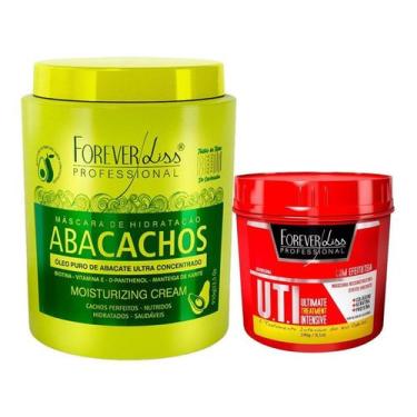 Imagem de Forever Liss Kit Máscara Abacachos 950G + Máscara Uti 240G