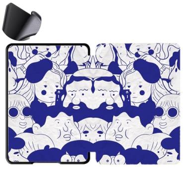 Imagem de Yzlvigrous Capa para Kindle Paperwhite 12th/Colorsoft Signature Edition 1ª Geração 2024, Tampa Traseira de TPU Macio de 7 Polegadas com Sono/acordamento Automático, Modelo: SA568B/SA59CP/SA569P