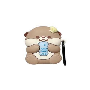 Imagem de Capa fofa Kawaii, compatível com AirPods Pro 3 lançado em 2025, capa de silicone macio à prova de choque com proteção contra quedas para Air pods Pro 3 gerações, acessórios para chaveiro