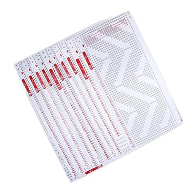 Imagem de Zerodis Cartões Perfurados Em Branco, Ferramenta de Costura Macia de Plástico para Máquinas de tricô, Incluindo Srp325, Ideal para Vários Projetos, Acessórios de Ferramentas de tricô