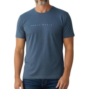 Imagem de Camiseta Ogochi Concept Slim Brand Cor:AzulTamanho:G, Azul, G