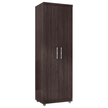 Imagem de Armario Multiuso 2 Portas 190x60 Cm Sabrina Castanho Reajl Moveis Castanho