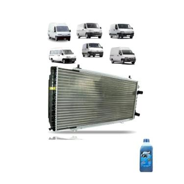 Imagem de Kit Radiador Ducato Boxer Jumper 2.5 + Aditivo Radiador Visconde RV Cool Azul