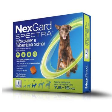 Imagem de NexGard Spectra Antipulgas e Carrapatos para Caes de 7,6 a 15kg - Boeh