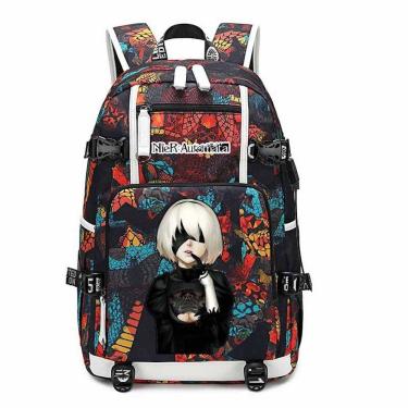 Imagem de Mochila Niers Automatas YorHas No 2 Types B Cartoon Kids