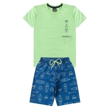 Imagem de Conjunto Infantil Menino Algodão Premium Hang Loose Kangulu-Masculino