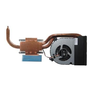 Imagem de Ventoinha e dissipador de calor para GPU de laptop para 6-31-N95T2-101 MLDB DFS601305FQ0T-FLGQ 4 pinos DC 5V 0,5A Novo