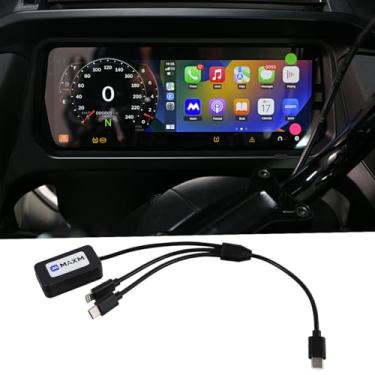 Imagem de Adaptador CarPlay sem fio para motocicleta compatível com Harley Touring 117 121 Street Road Glide FLHX FLTR 2024 2025 2026 (2023-2026)