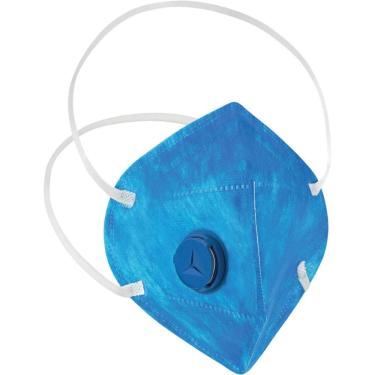 Imagem de Kit 50 Máscara Descartável PFF2 Com Válvula Respiratória Profissional Delta Plus