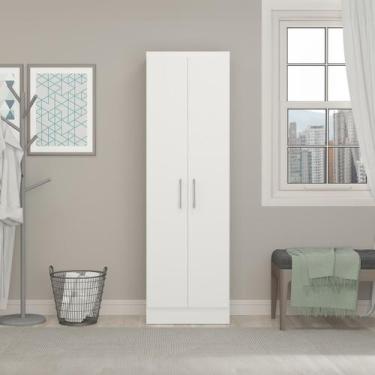 Imagem de Armário Multiuso com 2 Portas 52x170Cm MDP Branco 3000 MENU - Menu Móv