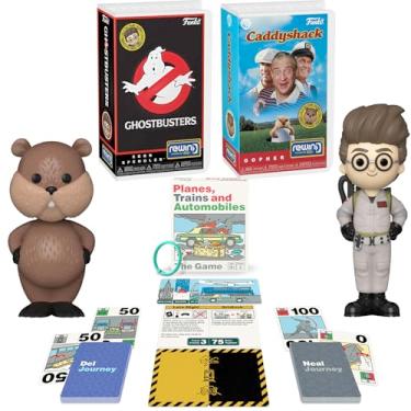 Imagem de Boneco Pop dos anos 80 Blockbuster E.T. Boneco de filmes com extraterrestre de telefone em vinil robe + broche Goonies! Exclusivo + cabide de saco Jurassic Park + Cartas colecionáveis de volta para o futuro