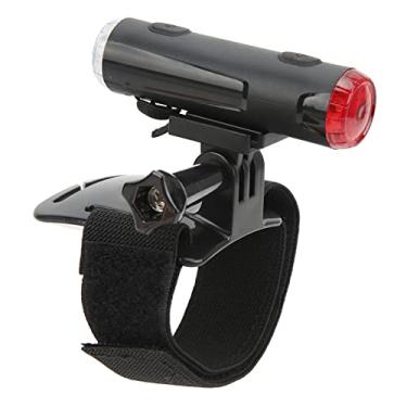 Imagem de KIMISS Luz de Capacete Com Carregamento USB - 5 Modos para Ciclismo, Acampamento e Atividades Ao Ar Livre - Farol Versátil e Lanterna Traseira para Uso Montado Em Bicicleta e Capacete