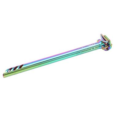 Imagem de KIMISS Espigão de Selim de Bicicleta Pista Dupla Anti S Slot Escala Clara Liga de Alumínio CNC para Bicicletas de Estrada e Montanha (27,2 mm)