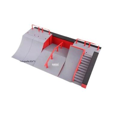 Imagem de Mini Rampas De Skate Para Dedos, Pistas, Escadas E Rampas, Combinação 