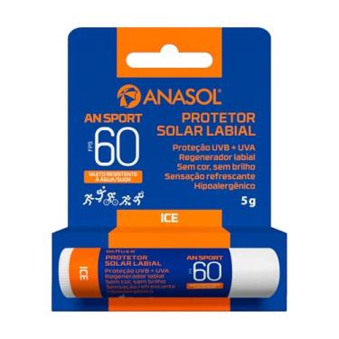 Imagem de Protetor Solar Labial AN Sport FPS 60 5g - Anasol