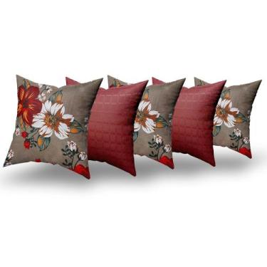 Imagem de Almofadas Decorativas 5 Unidades Com Ziper e Refil Silicone - RT, KAST