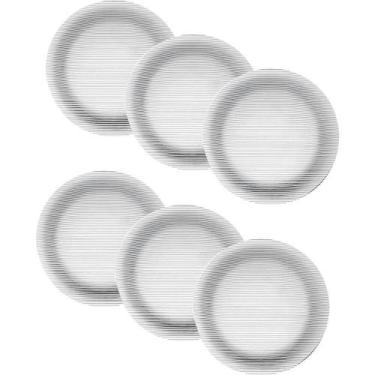 Imagem de Jogo de 6 Pratos Fundos Diamante 500583801 - Marinex, Transparente, 6