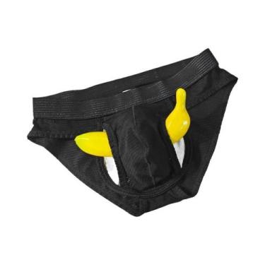 Imagem de Cueca Masculina Em Malha Respirável Com Abertura Frontal E Compartimen