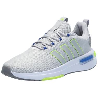 Imagem de adidas Tênis masculino Racer TR23, Cinza/Cinza/Azul Royal Team, 39