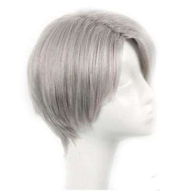 Imagem de Peruca Cosplay Yuris On Ices Victor Nikiforov Cabelo Curto 220g - taiy
