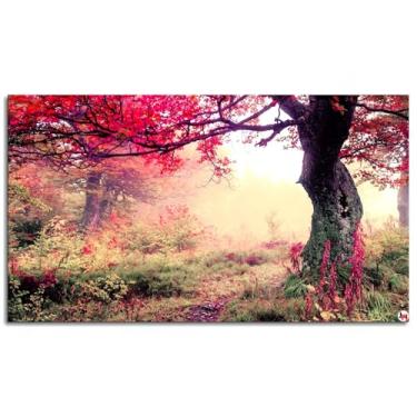 Imagem de Arte de parede paisagem impressão em tela verde pôster azul para casa conjunto de 1 decorações sem moldura 68,6 cm x 40,6 cm