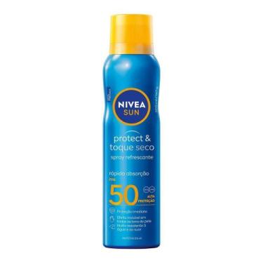 Imagem de Protetor Solar Spray NIVEA SUN Protect & Toque Seco FPS 50 200ml