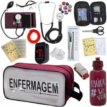Imagem de Kit De Enfermagem Completo Medidor Glicose Aparelho Pressao - P.A. MED