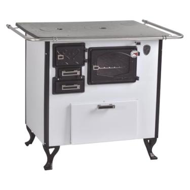 Imagem de Fogão A Lenha C Forninho C/cx Dir. Branco Fornos Pinhal N2