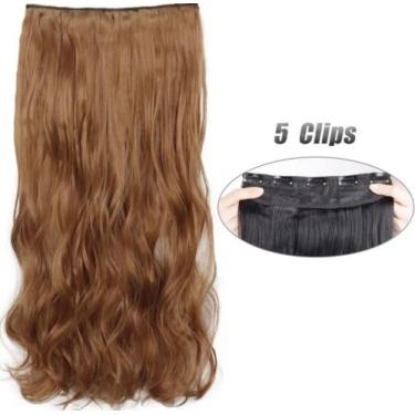 Imagem de Aplique de Cabelo Tic Tac em Fibra Bio Orgânica Ondulado  70cm Super N