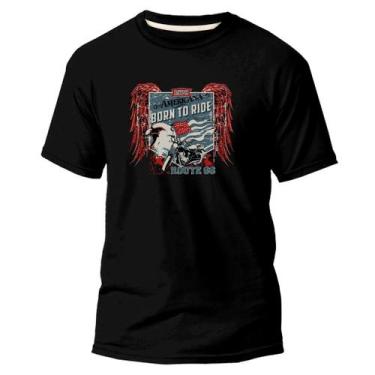 Imagem de Camiseta Basica Algodão Premium Estampa Digital Born To DTF - Pavesi, 