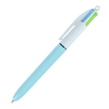 Imagem de Caneta bic 4 cores fashion corpo azul az/vd/rs/rx