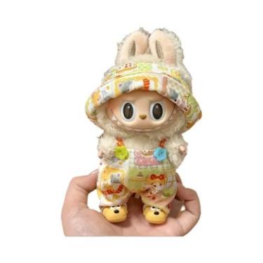 Imagem de Para 17cm v1v2 labubu boneca vestido nova cinta calças conjunto boneca