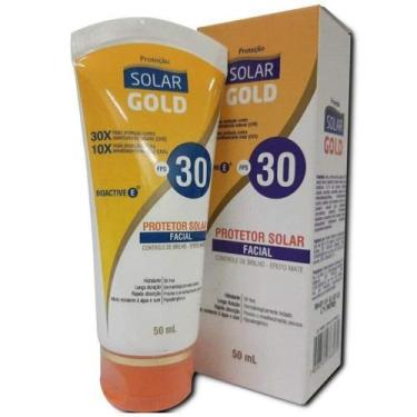 Imagem de Protetor Solar Facial Solar Gold FPS30 Com 50 mL