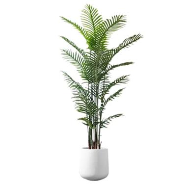 Imagem de SLGGPJBU Plantas falsas plantas artificiais plantas artificiais árvore artificial em vaso planta falsa árvore falsa para escritório sala de estar decoração de casa plantas artificiais interior ao ar