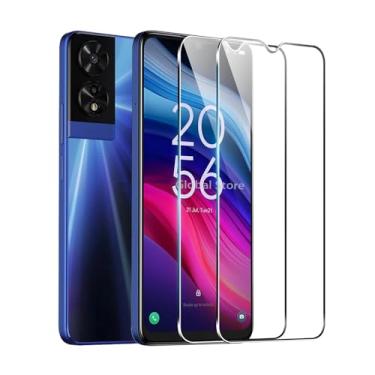 Imagem de Para TCL 505, 2 peças com vidro temperado protetor de tela filme