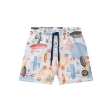 Imagem de Bermuda Bebê Menino em Nylon Tropical Onda Marinha-Masculino