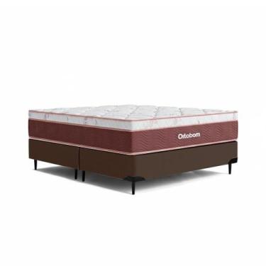 Imagem de Cama box + Colchão Sleep King Queen (158x198) - Ortobom
