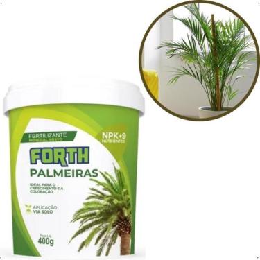 Imagem de Fertilizante Adubo Forth Palmeiras 400g Crescimento +verde - Forth Jar