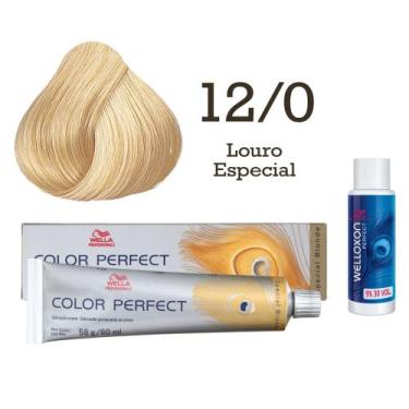 Imagem de Coloração Color Perfect 12.0 Louro Especial Ox 30  Wella - Wella Profe