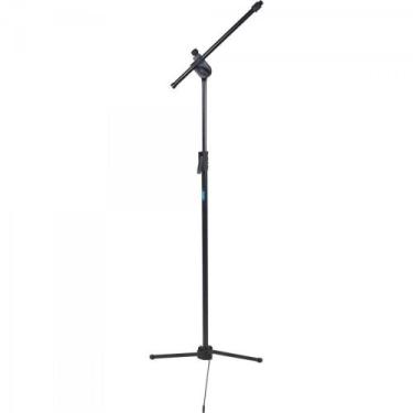 Imagem de Suporte pedestal microfone ask tps estante girafa ajustável, Preto