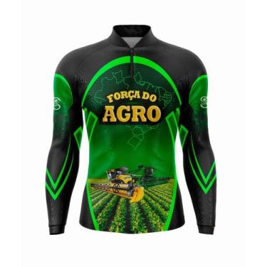 Imagem de Camisa Camiseta Agro Uvagricultura Colheitadeira Gll-15verde - SK, Ver