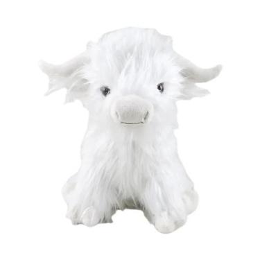 Imagem de Brinquedo De Pelúcia Macio De Vaca Highland Para Crianças, Meninos E M